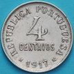 Монета Португалия 4 сентаво 1917 год. 