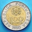 Монета Португалии 100 эскудо 1990-1991 год. Педру Нуниш.