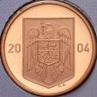 Монета Румыния 1 лей 2004 год. Пруф