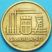 Монета Саар 10 франков 1954 год. №2