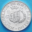 Монета Сан Марино 1000 лир 1989 год. Шестнадцать веков истории. Серебро.