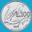 Монета Сан Марино 100 лир 1993 год. Ласточка.