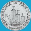 Монета Сан Марино 5 лир 1993 год. Лопата и мотыга.