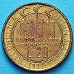 Монета Сан Марино 20 лир 1977 год. Экология.