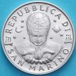 Монета Сан Марино 1 лира 1997 год. Наскальная живопись. Вапити.
