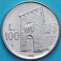 Сан Марино 100 лир 1988 год. Ворота порта дель Локо.