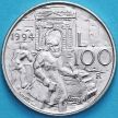 Монета Сан Марино 100 лир 1994 год. Строительство замка