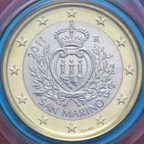 Сан Марино 1 евро 2011 год. BU