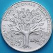 Монета Сан Марино 5 евро 2019 год. Международный день леса. Серебро