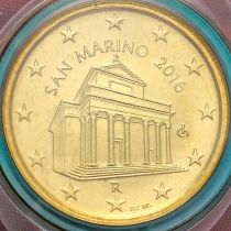Сан Марино 10 евроцентов 2016 год. BU