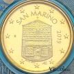Монета Сан Марино 10 евроцентов 2019 год. BU