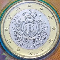 Сан Марино 1 евро 2016 год. BU