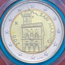 Сан Марино 2 евро 2008 год. BU