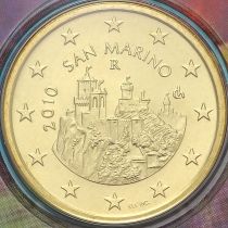 Сан Марино 50 евроцентов 2010 год. BU