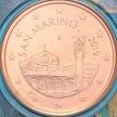 Монета Сан Марино 5 евроцентов 2019 год. BU