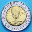 Монета Сан Марино 500 лир 1998 год. Химия. UNC