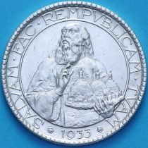 Сан Марино 20 лир 1933 год