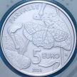 Монета Сан Марино 5 евро 2024 год. Бабочка Южный Фестон