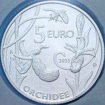 Сан Марино 5 евро 2025 год. Орхидея Бертолони
