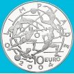Монета Сан Марино 10 евро 2003 год. Олимпийские игры в Афинах 2004. Серебро