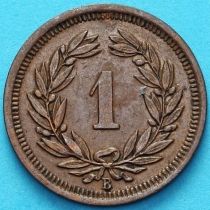 Швейцария 1 раппен 1912 год.