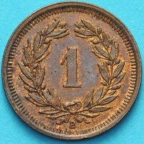 Швейцария 1 раппен 1918 год.