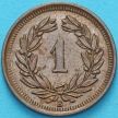 Монета Швейцария 1 раппен 1938 год.