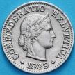 Монета Швейцария 5 раппен 1939 год.