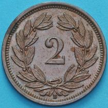 Швейцария 2 раппена 1931 год. 