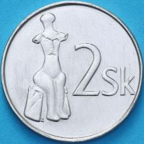 Словакия 2 кроны 1993 год.