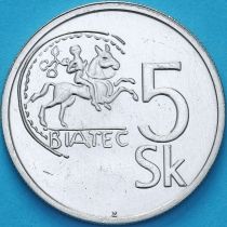 Словакия 5 крон 1994 год.
