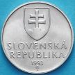 Монета Словакиия 10 геллеров 1993 год. Деревянная колокольня