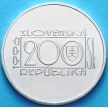 Монета Словакии 200 крон 1996 год. Йозеф Цигер. Серебро.