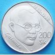 Монета Словакии 200 крон 1995 год. Микулас Галанда. Серебро.