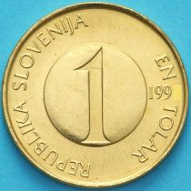 Словения 1 толар 1993 год. Форель.