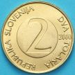 Монета Словения 2 толара 2000 год. Ласточка.