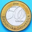 Монета Словения 500 толаров 2004 год. Георг Вега