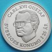 Монета Швеция 200 крон 1998 год. 25 лет правления. Серебро