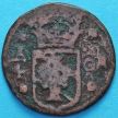 Швеция монета 1/4 эре 1633-1635 год.
