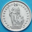 Монета Швейцария 1 франк 1943 год. Серебро.