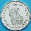 Монета Швейцария 1 франк 1952 год. Серебро.