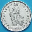 Монета Швейцария 1 франк 1958 год. Серебро.