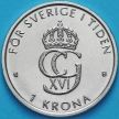Монета Швеция 1 крона 2000 год. Миллениум.
