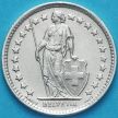 Монета Швейцария 1/2 франка 1962 год. Серебро.