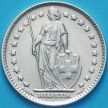 Монета Швейцарии 1 франк 1945 год. Серебро.