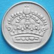 Швеция монета 25 эре 1955 год. Серебро. TS.
