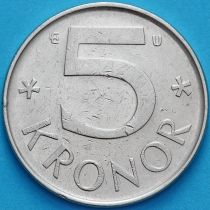 Швеция 5 крон 1984 год.