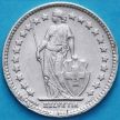 Монета Швейцария 1/2 франка 1921 год. Серебро.