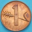 Монета Швейцария 1 раппен 1985 год.