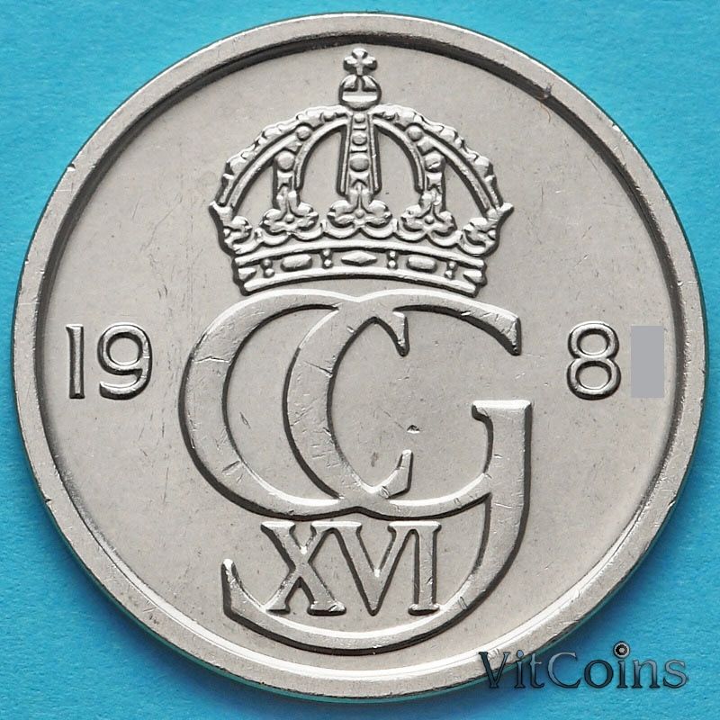 Монета Швеция 50 эре 1980 год. Монета Швеция 50 эре 1980 год.